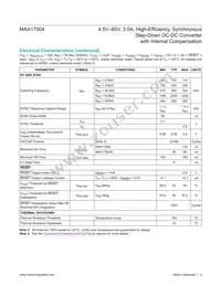 MAX17504SATP+ Datasheet Page 4