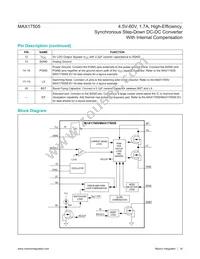 MAX17505SATP+T Datasheet Page 16