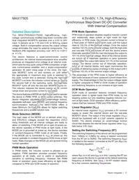 MAX17505SATP+T Datasheet Page 17