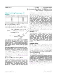 MAX17505SATP+T Datasheet Page 18