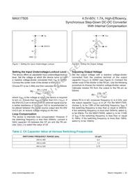 MAX17505SATP+T Datasheet Page 20