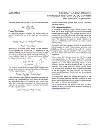 MAX17505SATP+T Datasheet Page 21