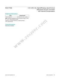 MAX17506ATP+T Datasheet Page 19