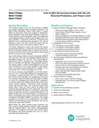 MAX17526AATP+T Datasheet Cover