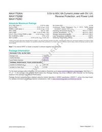 MAX17526AATP+T Datasheet Page 3