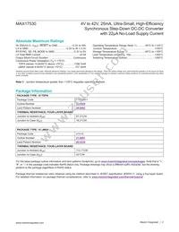 MAX17530AUB+ Datasheet Page 2