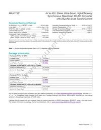 MAX17531AUB+T Datasheet Page 2