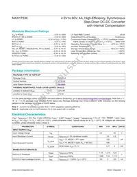 MAX17536ATP+T Datasheet Page 2