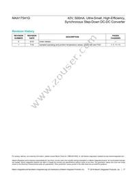 MAX17541GATB+ Datasheet Page 17