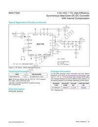 MAX17545ATP+T Datasheet Page 20