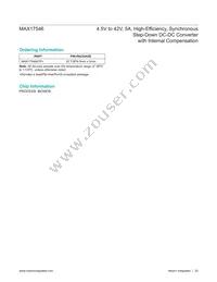 MAX17546ATP+ Datasheet Page 20