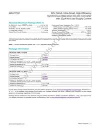 MAX17551ATB+T Datasheet Page 2