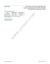 MAX17551ATB+T Datasheet Page 20