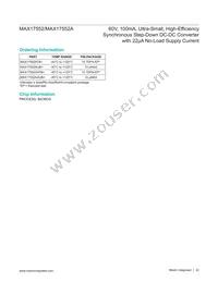 MAX17552AUB+T Datasheet Page 22