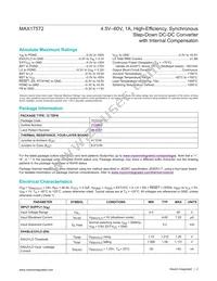 MAX17572ATC+T Datasheet Page 2