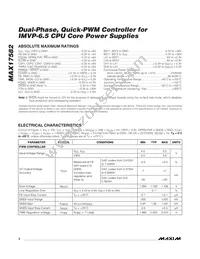 MAX17582GTL+ Datasheet Page 2