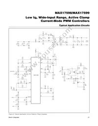 MAX17598ATE+ Datasheet Page 21