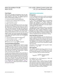 MAX17612AATB+T Datasheet Page 18