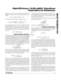 MAX1762EUB+T Datasheet Page 15