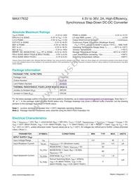 MAX17632AATE+ Datasheet Page 2