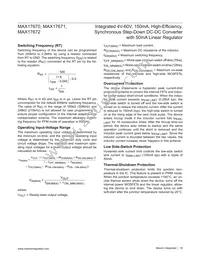 MAX17671FATB+T Datasheet Page 18