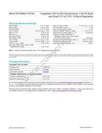 MAX17673ATI+ Datasheet Page 2