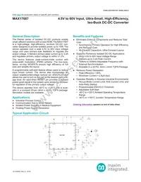 MAX17687ATP+ Datasheet Cover