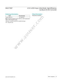 MAX17687ATP+ Datasheet Page 18