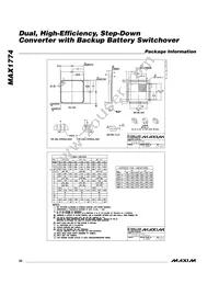 MAX1774EEI Datasheet Page 20