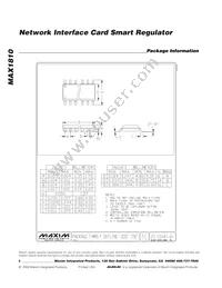 MAX1810ESA+T Datasheet Page 8