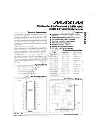 MAX182BEWI Datasheet Cover