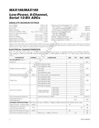 MAX186DEAP-T Datasheet Page 2