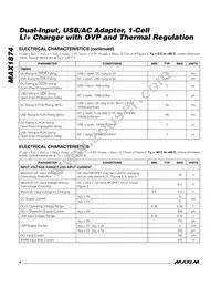 MAX1874ETE+T Datasheet Page 4