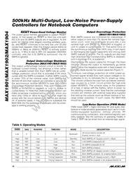MAX1904BEAI+ Datasheet Page 18