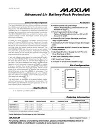 MAX1924VEEE+ Datasheet Cover