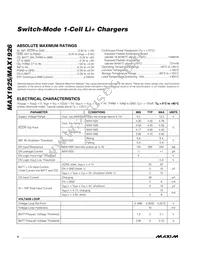MAX1925ETC+T Datasheet Page 2