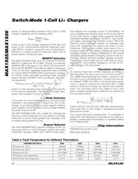 MAX1925ETC+T Datasheet Page 14