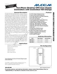 MAX1937EEI+T Datasheet Cover