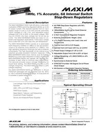 MAX1945SEUI+T Datasheet Cover