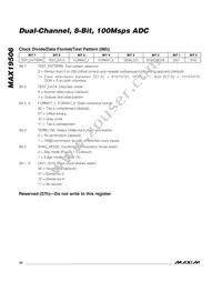 MAX19506ETM+T Datasheet Page 22