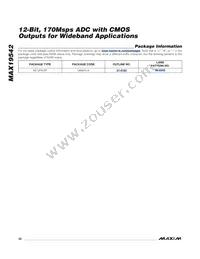 MAX19542EGK+TD Datasheet Page 22