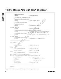 MAX195BCWE+TG035 Datasheet Page 20