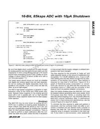 MAX195BCWE+TG035 Datasheet Page 21