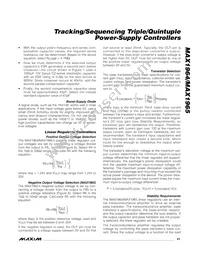 MAX1964TEEE+T Datasheet Page 21