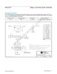 MAX19777AZA+ Datasheet Page 17