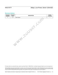 MAX19777AZA+ Datasheet Page 19