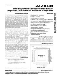 MAX1994ETM+T Datasheet Cover