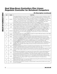 MAX1994ETM+T Datasheet Page 22