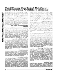 MAX1999EEI+T Datasheet Page 22