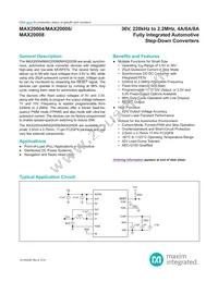 MAX20008AFOC/VY+ Datasheet Cover